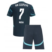 Echipament fotbal RB Leipzig Antonio Nusa #7 Tricou Treilea 2024-25 pentru copii maneca scurta (+ Pantaloni scurti)